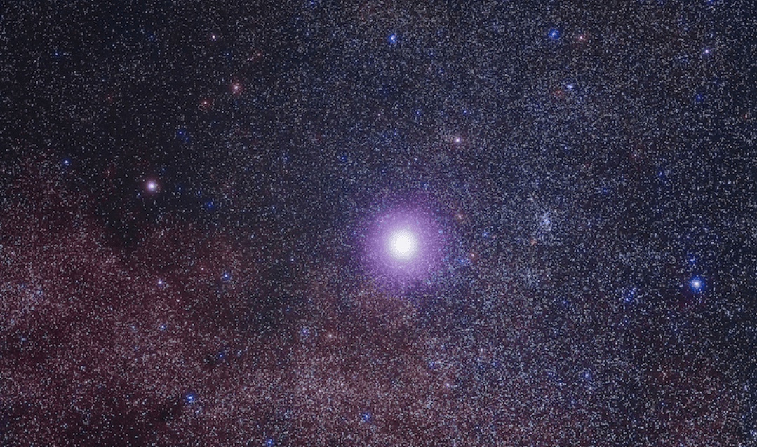 Alpha Centauri: Uncovering Mysteries About Our Nearest Stellar Neighbour 3 Scale diagram illustrating Alpha Centauri as the closest star system to the Sun at 4.37 light-years