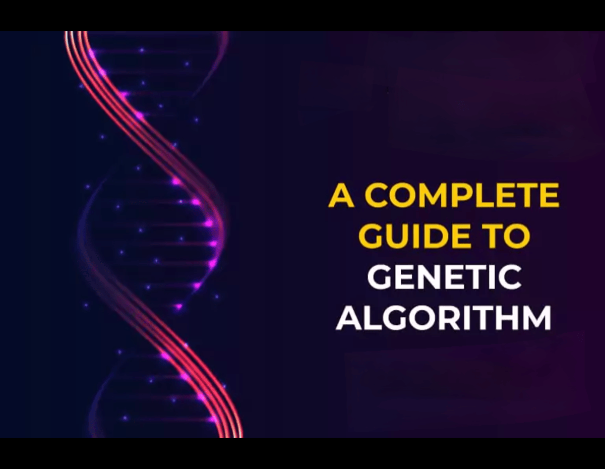 How a Genetic Algorithm Works AI 1